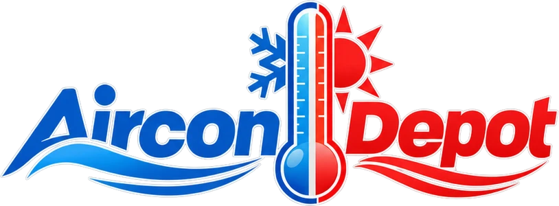 Aircon Depot logo, light version