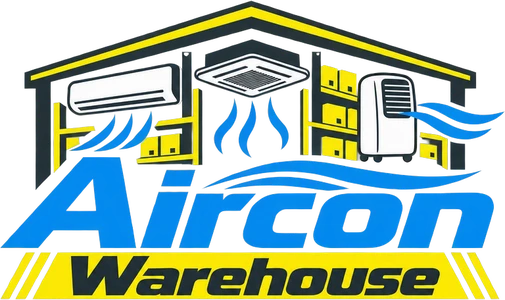 Aircon Warehouse logo, light version
