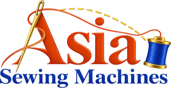 Asia Sewing Machines logo, light version