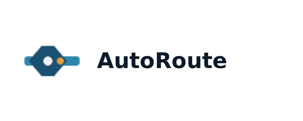 AutoRoute logo, light version