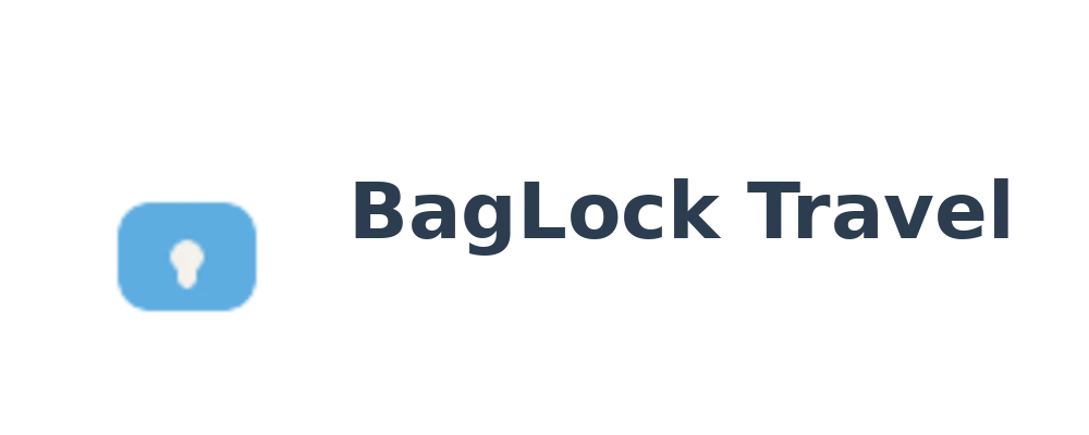 BagLock Travel logo, light version