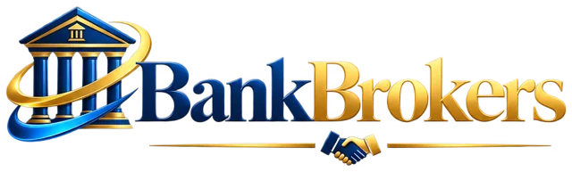 BankBrokers logo, light version