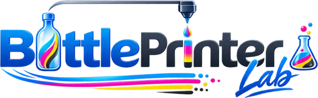 BottlePrinter Lab logo, light version