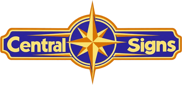 Central Signs logo, light version