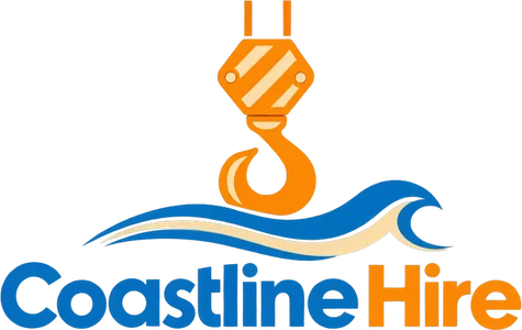 Coastline Hire logo, light version