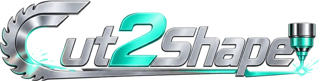 Cut2Shape logo, light version