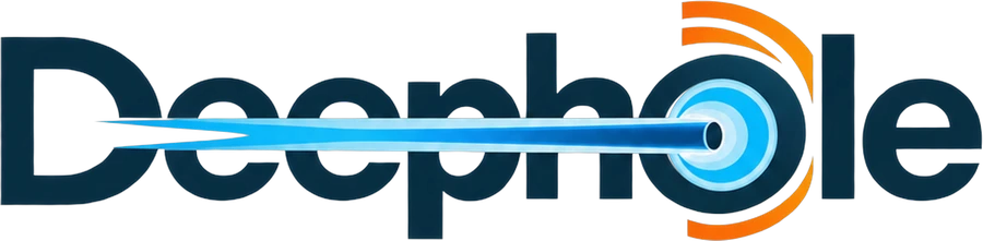 Deephole logo, light version