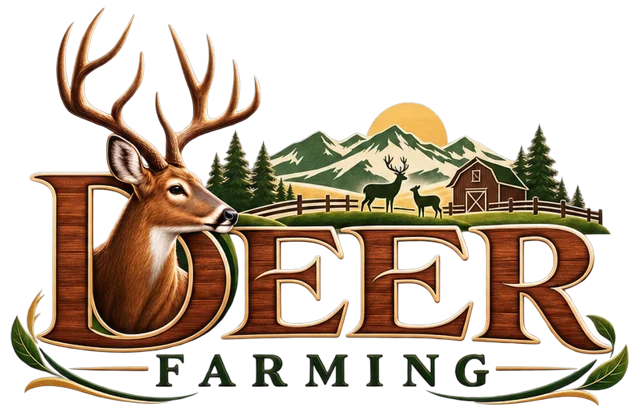 Deer Farming logo, light version