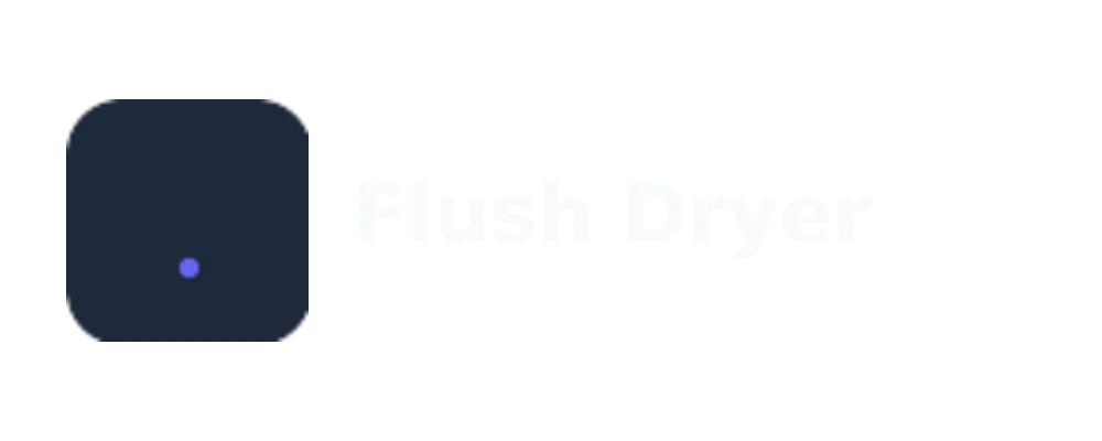 Flush Dryer logo