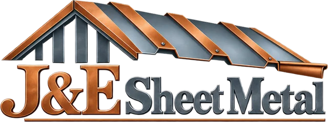 J&E Sheet Metal logo, light version