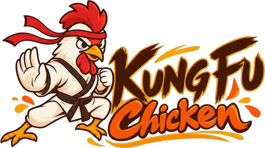 Kung Fu Chicken logo, light version