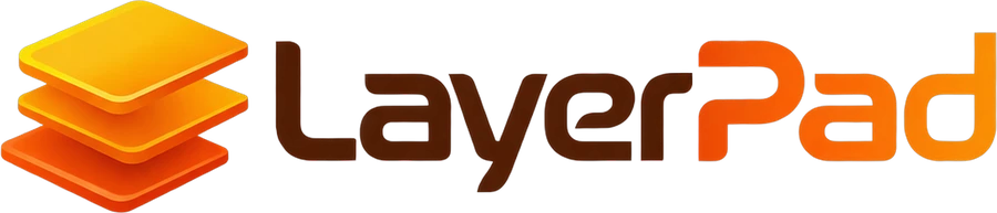 LayerPad logo, light version