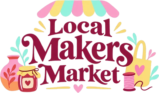 Local Makers Market logo, light version