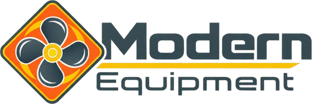 Modern Equipment logo, light version