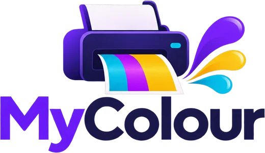 MyColour logo, light version