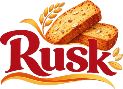 Rusk logo, light version
