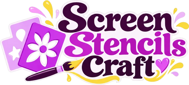 Screen Stencils Craft logo, light version